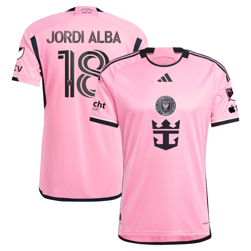 Jordi Alba Ramos Inter Miami CF Adidas 2024 2getherness Player Jersey - Pink