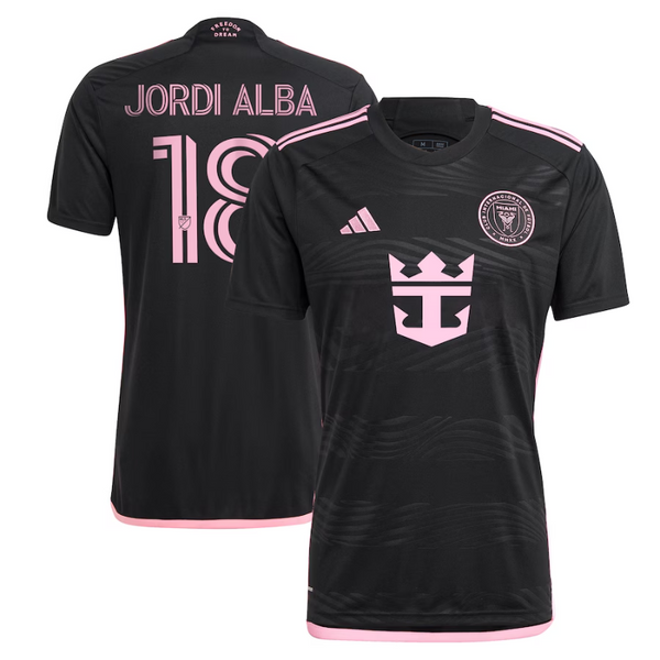 Jordi Alba Ramos Inter Miami CF adidas 2024 La Noche Player Jersey - Black