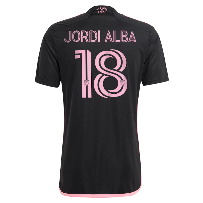 Jordi Alba Ramos Inter Miami CF adidas 2024 La Noche Player Jersey - Black