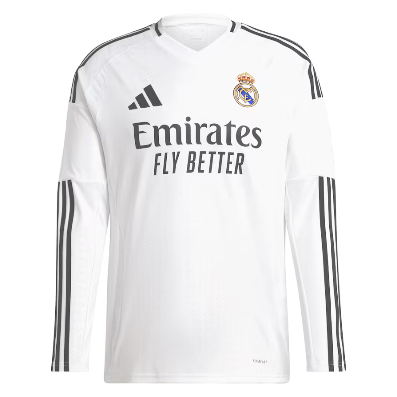 Jude Bellingham Real Madrid adidas 2024/25 Home Long Sleeve Player Jersey - White