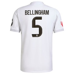 Jude Bellingham Real Madrid adidas 2025/26 Home Authentic Jersey - White Adidas