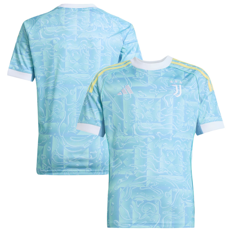 Juventus adidas Youth 2025/26 Away Jersey - Blue adidas