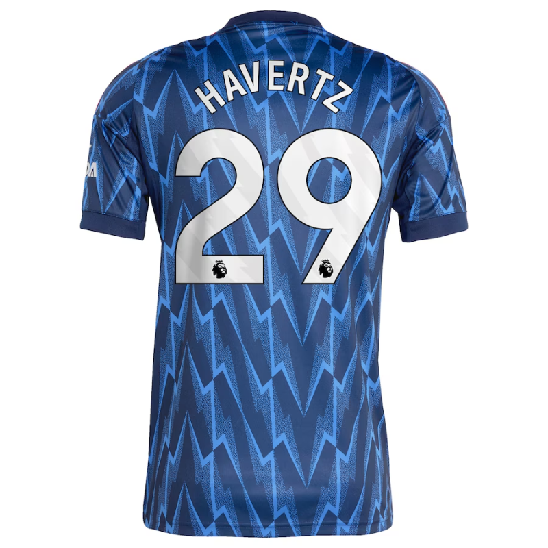 Kai Havertz Arsenal adidas 2025/26 Away Player Jersey - Blue Adidas