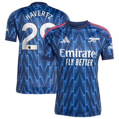 Kai Havertz Arsenal adidas 2025/26 Away Player Jersey - Blue Adidas