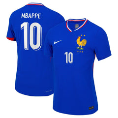 Kylian Mbappe France National Team Nike 2024 Home Authentic Jersey - Blue Nike