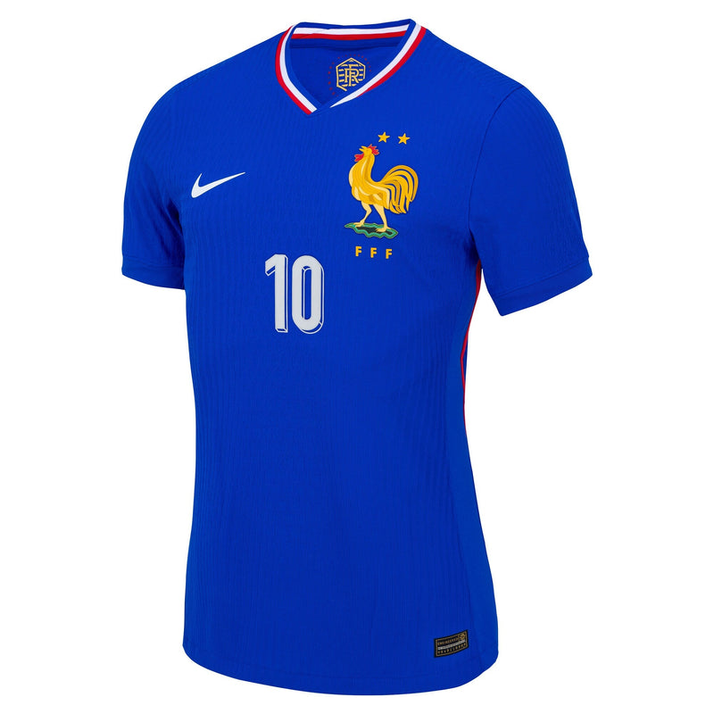 Kylian Mbappe France National Team Nike 2024 Home Authentic Jersey - Blue