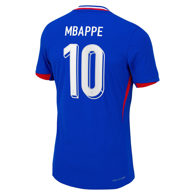 Kylian Mbappe France National Team Nike 2024 Home Authentic Jersey - Blue