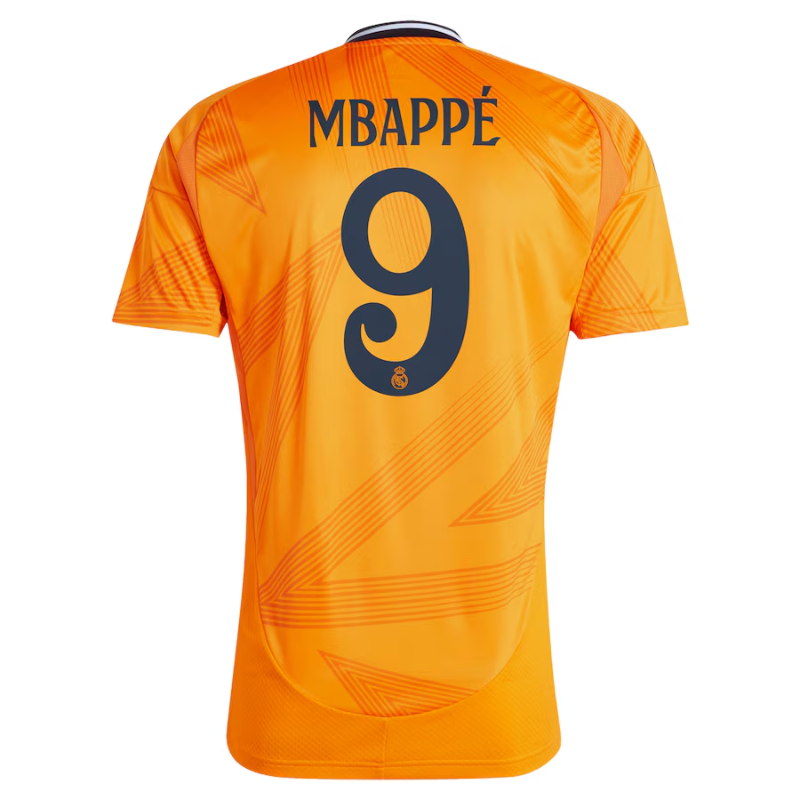 Kylian Mbappé Real Madrid adidas 2024/25 Away Player Jersey - Orange