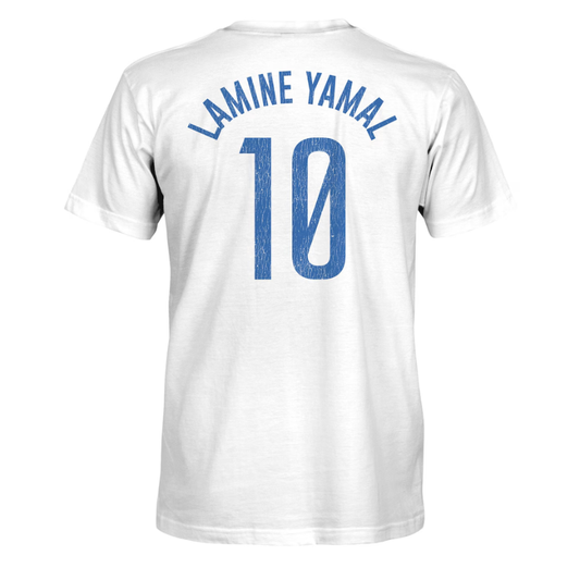 Lamine Yamal Barcelona 1863FC Player T-Shirt - White Jerseys Teams Leagues™