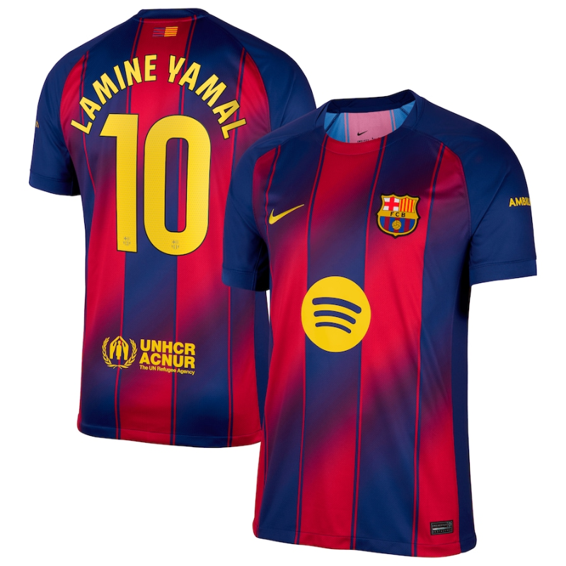 Lamine Yamal Barcelona Nike 2025/26 Home Authentic Player Jersey - Blue