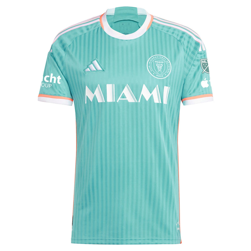 Lionel Messi Inter Miami CF adidas 2024 Archive Authentic Jersey - Aqua