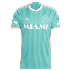 Lionel Messi Inter Miami CF adidas 2024 Archive Jersey - Aqua Adidas