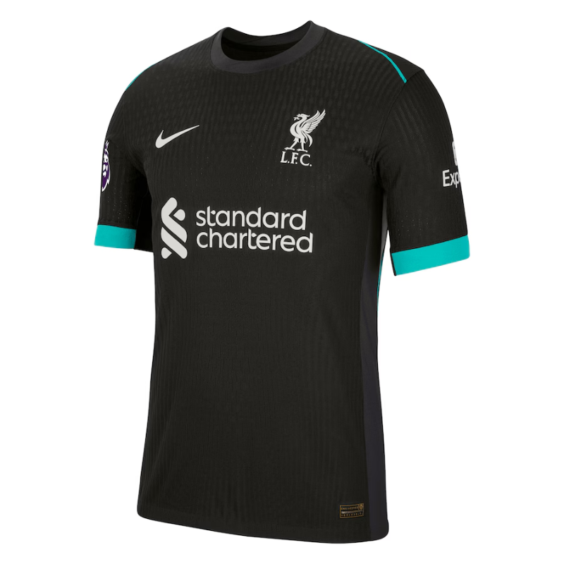 Liverpool Nike 2024/25 Away Blank Patch Jersey - Forest Green