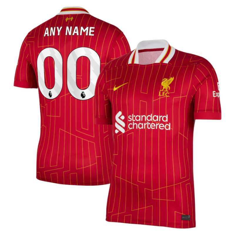 Liverpool Nike 2024/25 Home Custom Jersey - Red Nike