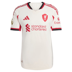 Liverpool adidas 2025/26 Away Authentic Jersey - White Adidas