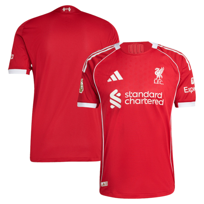 Liverpool adidas 2025/26 Home Authentic Jersey - Red Adidas