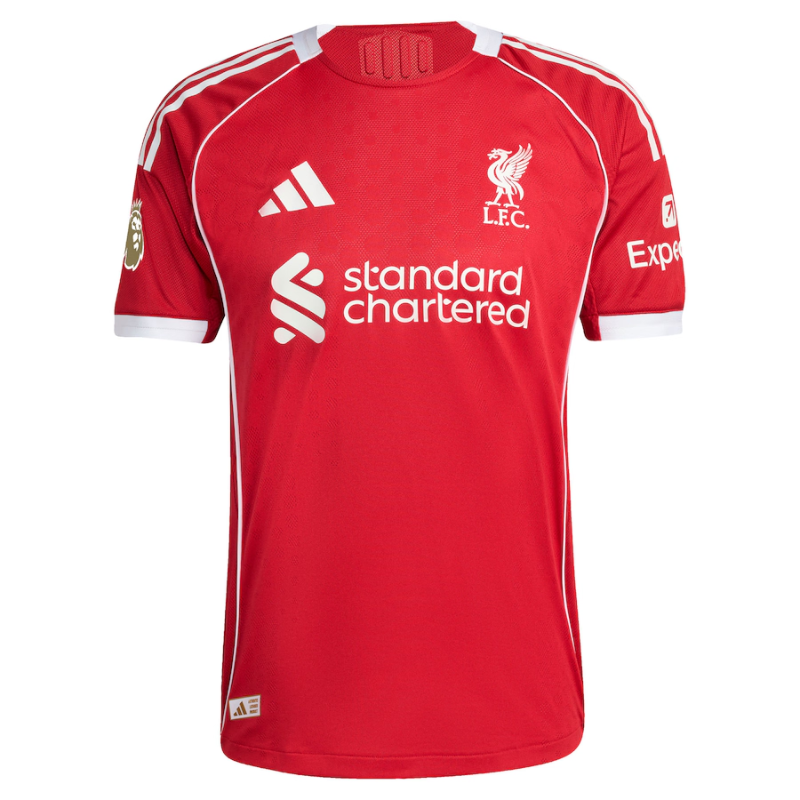 Liverpool adidas 2025/26 Home Authentic Jersey - Red Adidas