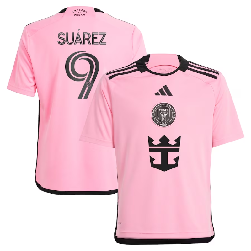 Luis Suárez Inter Miami CF Adidas Youth 2024 2getherness Player Jersey - Pink