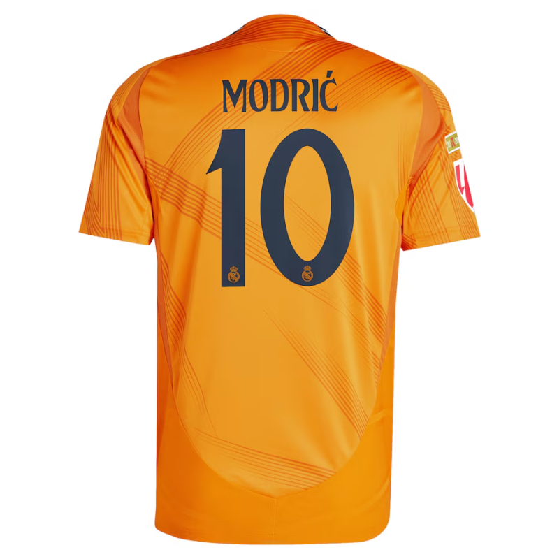 Luka Modric Real Madrid adidas 2024/25 Away Jersey - Orange