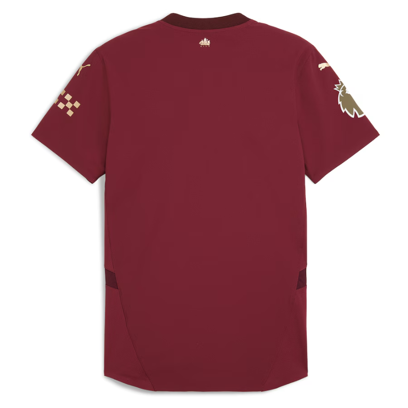 Manchester City Puma 2024/25 Third Authentic Jersey - Burgundy