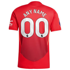 Manchester United adidas 2024/25 Home Authentic Custom Jersey - Red Adidas