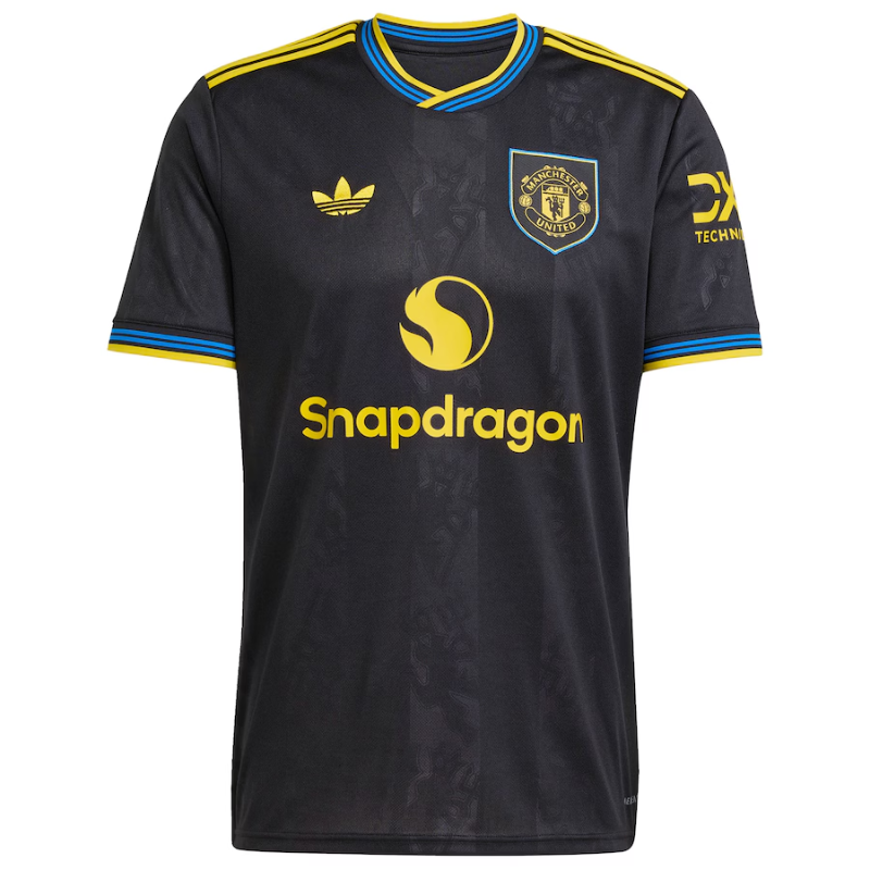 Manchester United adidas 2025/26 Third Jersey - Black