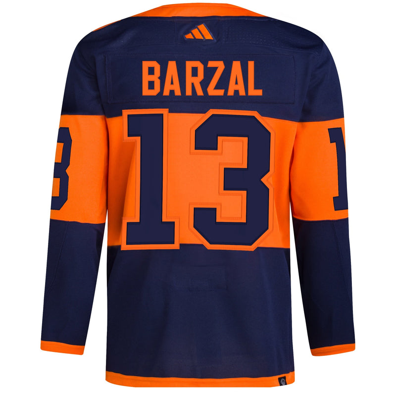 Mathew Barzal New York Islanders adidas 2024 NHL Stadium Series Primegreen Authentic Player Jersey – Navy