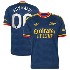 Men's Navy & Gold Custom Football Shirt  (Arsenal)