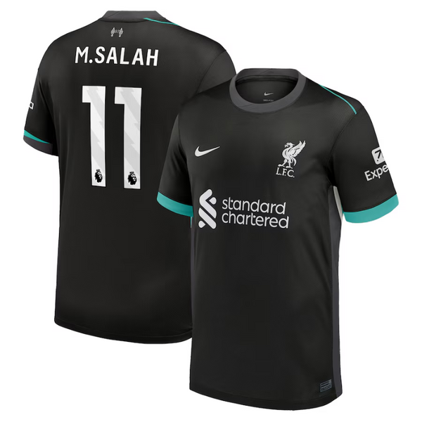 Mohamed Salah Liverpool Nike 2024/25 Away Jersey - Forest Green