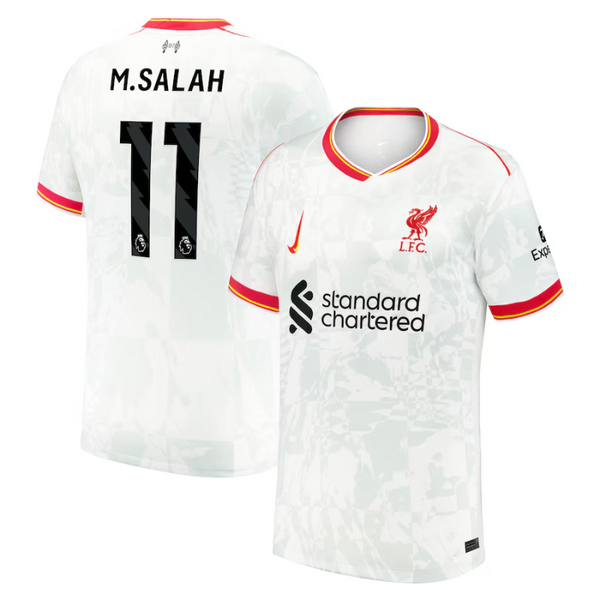 Mohamed Salah Liverpool Nike 2024/25 Third Jersey - White