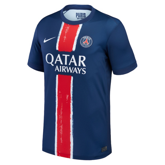 Khvicha Kvaratskhelia Paris Saint-Germain Nike Youth 2024/25 Home Player Jersey - Navy
