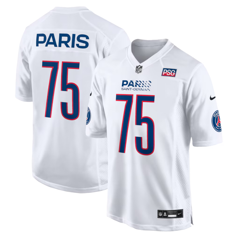 Paris Saint-Germain Nike 2025 Soccer x NFL Game Jersey - White