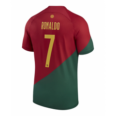 Portugal National Team Home 2022/23 with Ronaldo 7 printing Jersey - Red Nike