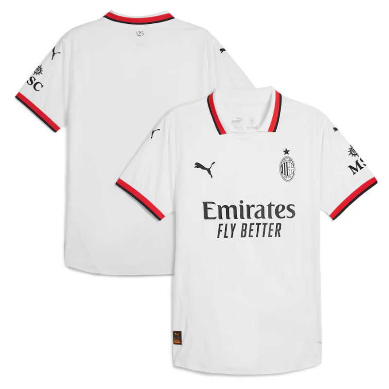 AC Milan Puma 2024/25 Away Authentic Jersey - White