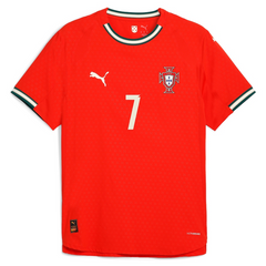 Cristiano Ronaldo Portugal National Team Puma 2025 Home Jersey - Red Puma