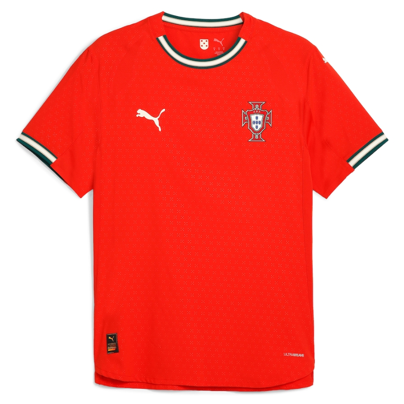 Portugal National Team Puma 2025 Home Authentic Jersey - Red