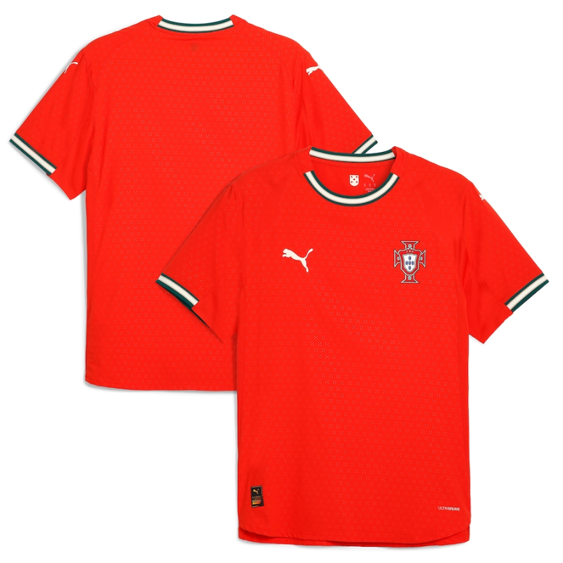 Portugal National Team Puma 2025 Home Authentic Jersey - Red