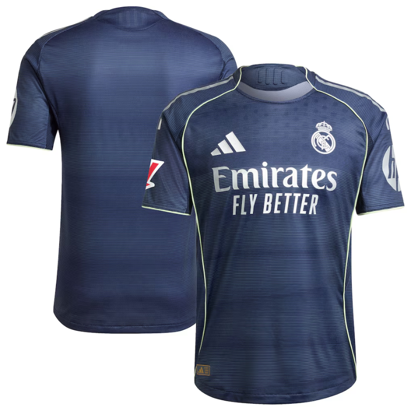 Real Madrid adidas 2025/26 Away Authentic Jersey - Blue