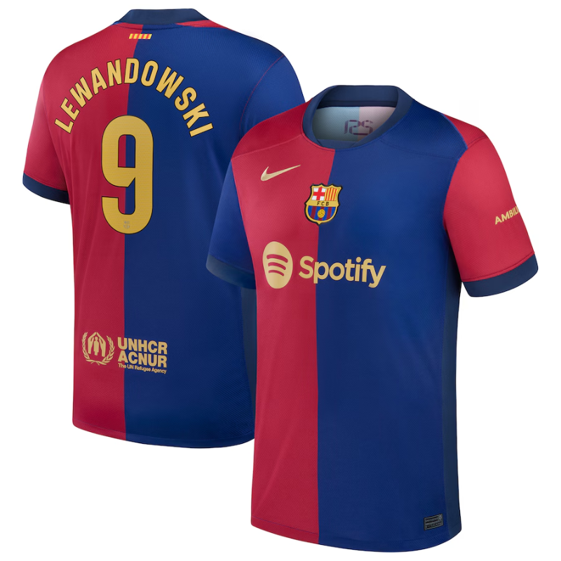 Robert Lewandowski Barcelona Nike 2024/25 Home Player Jersey - Royal Nike