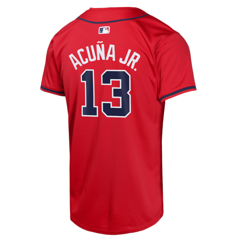 Ronald Acuña Jr. Atlanta Braves Nike Youth Alternate Limited Player Jersey - Red Nike