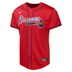 Ronald Acuña Jr. Atlanta Braves Nike Youth Alternate Limited Player Jersey - Red Nike
