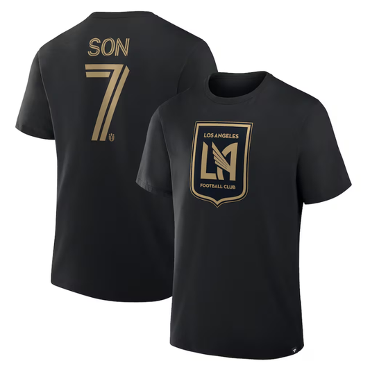 Son Heung-Min LAFC Fanatics Name & Number T-Shirt - Black Fanatics