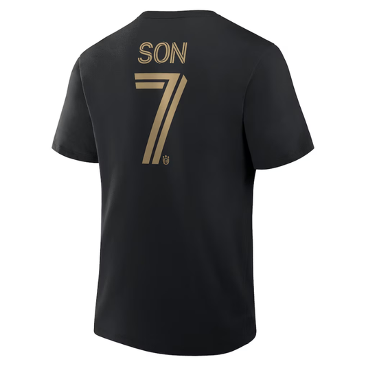Son Heung-Min LAFC Fanatics Name & Number T-Shirt - Black Fanatics
