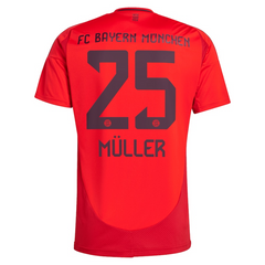 Thomas Müller Bayern Munich adidas 2024/25 Home Player Jersey - Red Adidas
