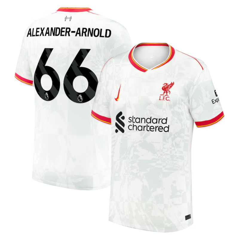 Trent Alexander-Arnold Liverpool Nike 2024/25 Third Jersey - White Nike