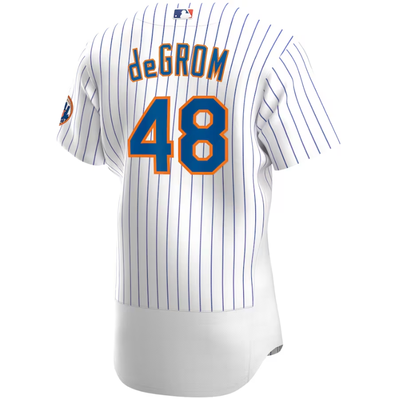 Jacob deGrom New York Mets Nike Home Authentic Player Jersey - White