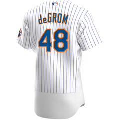 Jacob deGrom New York Mets Nike Home Authentic Player Jersey - White Nike
