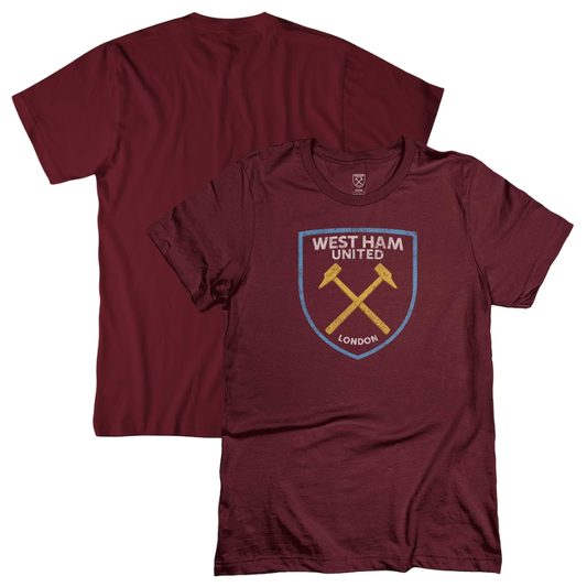 West Ham United 1863FC Color Badge T-Shirt - Claret Jerseys Teams Leagues™