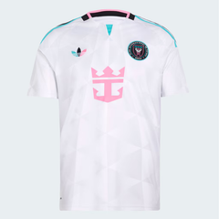 White, Pink & Cyan Performance Football Jersey – Premium Soccer Shirt (Messi)