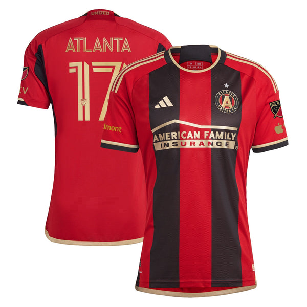 Atlanta United FC adidas 2023 The 17s' Kit Authentic Jersey - Black